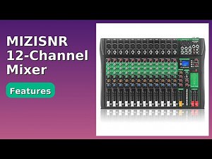 REVIEW (2026): MIZISNR 12-Channel Mixer. Features.