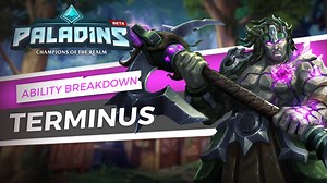 47K views · 1.7K reactions | Learn all about the latest Champion to enter the Realm, Terminus! A Front Line wielding a gigantic axe, Terminus is all about getting up close and personal while shielding his allies. | Paladins | Facebook