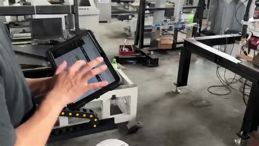 7 axis cobot link weld long seam with easy drag teaching or laser scan seaching seam. Anyone can easy operate it even there is no experience of welding or cnc operation before #cobot #weld #welding #welder #welders