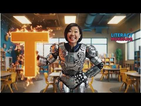 T is for Truck 🚛 | Literacy Mukbang™ | Teacher Transforms into a Cartoon Truck!