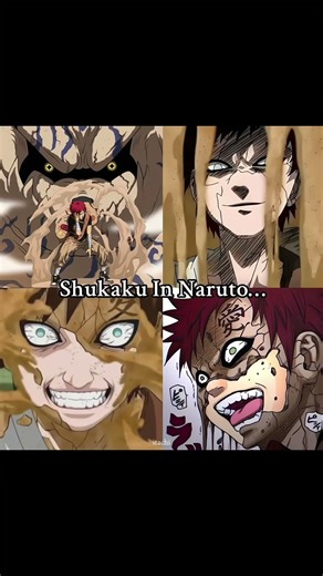 Shukaku in Naruto 🥶☠️ ....#naruto #anime #gaara