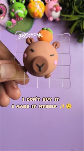 I Make Clay Charms Without Polymer Clay… 😳 #shorts #clay #diy #clayart