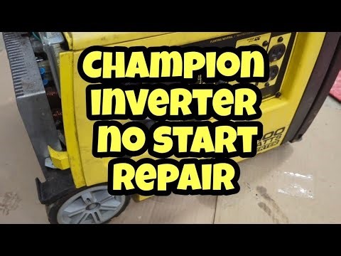 Champion 3100 inverter "$50 won't start" let's fix it!