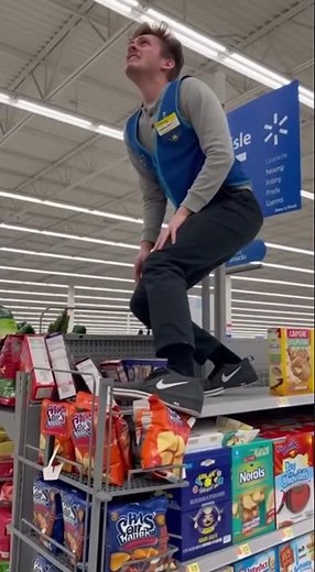 cashier at the Walmart store