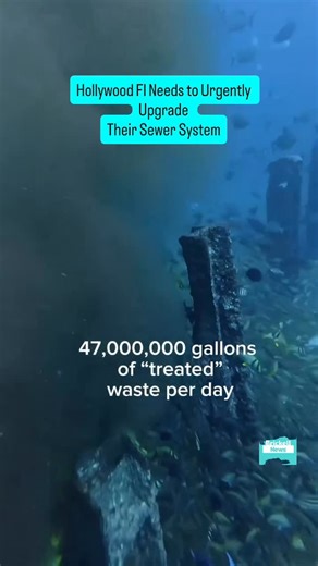 Brickell News ©️ on Instagram: "Hollywood, Florida, still hasn’t found a solution for the poop pipe problem affecting the ocean. They’re working on it. I guess they'll just pump it straight into the ground instead. Hopefully, it doesn’t end up in someone's tap water. Let’s just cross our fingers, I guess. @cityofhollywoodfl ❗ @joshlevymayorofhollywoodfl ❗ @lionfish.extermination.corp 📹 #hollywoodflorida #hollywoodfl #browardcounty"