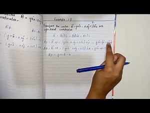 Cylindrical Coordinate System Example 1.3.