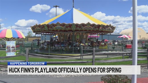 Huck Finn's Playland opening for 2026 season