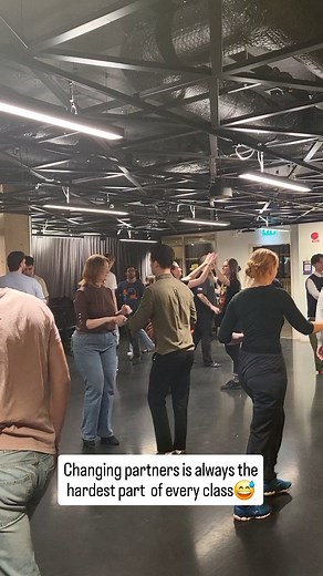 Changing partners is always the hardest part 😅 | Chalmers Social Dance Association