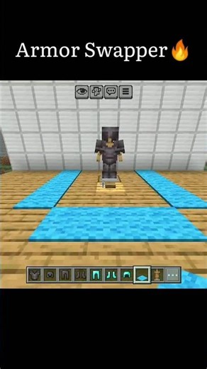Easy Armor Swapper in Minecraft 😱 | #shorts #minecraft #minerush #trend