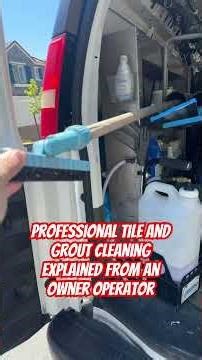 Professional tile and grout cleaning service explained from an owner operator!