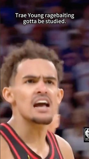 Trae Young just delivered one of the WILDEST ragebait moments we’ve seen! #traeyoung #nba #fyp #fypp