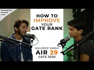 How Kuldeep improved his GATE Rank in Second Attempt | GATE AIR-29 | Momentum Podcast Clips