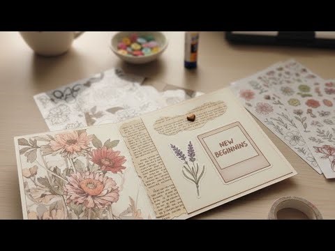 Studio Update: Ink Struggles, Small Blessings & My First Scrapbook Card