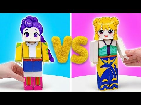 Makeover Boneka Dark Fantasy! 💜✨ Petualangan Craft & Styling Seru