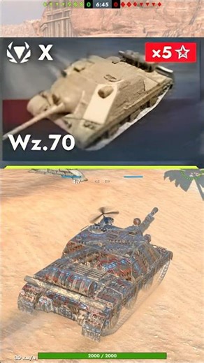 WZДЕСУЩИЙ WZ.70 В TANKS BLITZ #wotblitz #tanksblitz #wot #танки
