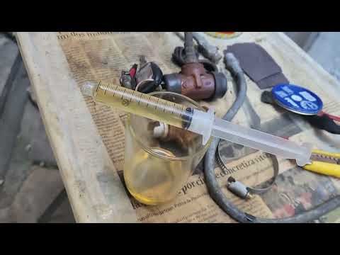 How to add oil to a hydraulic jack.