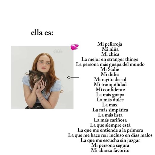 La amw/ sadieeee! #sadiesink #lamejordelworld #misadie #didie