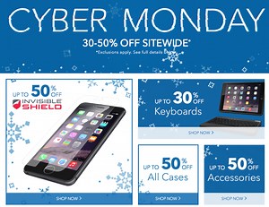 ZAGG Cyber Monday: InvisibleShield protection for iPhone 6/Plus 50% off, more