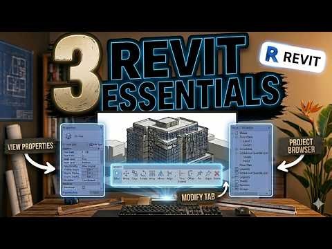 Revit Beginner Tutorial: What to do When You First Open Revit