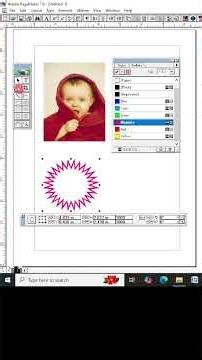 Mask and group option in Adobe PageMaker || #shorts || #pagemaker