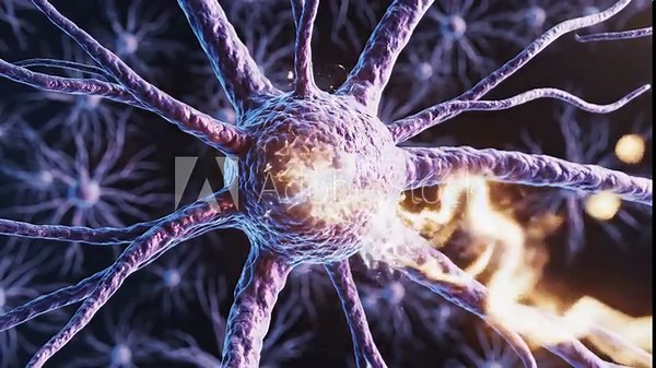 Animated Neural Network Activity: Visualizing Brain Communication and Synaptic Firing Processes