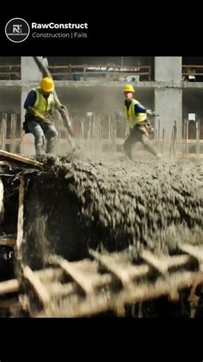 Concrete Pour Goes Wrong #building