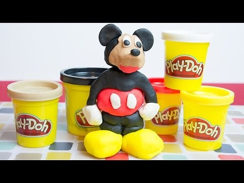 Mickey Mouse Clubhouse Play Doh - How to Make Mickey Mouse!