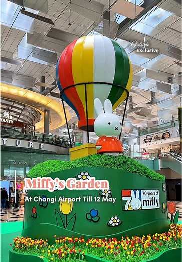 Explore Miffy's Garden at Changi Airport This Holiday