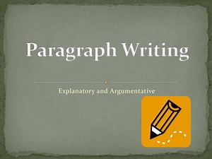 Paragraph Writing - SlideServe