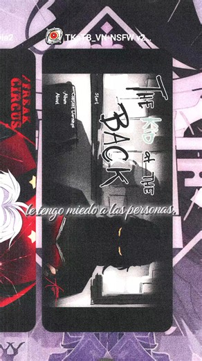 tengo más de 30 novelas visuales 🧟 #novelasvisuales #thekidattheback #creepypasta #thefreakcircus #ranfren