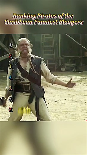 Ranking Pirates of the Caribbean Bloopers #Blooper #Behindthesenses #funny #PiratesoftheCaribbean
