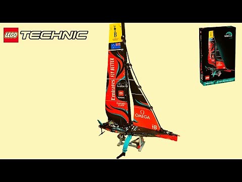 LEGO Technic Emirates Team New Zealand AC75 Yacht (42174) Speed Build & Review!