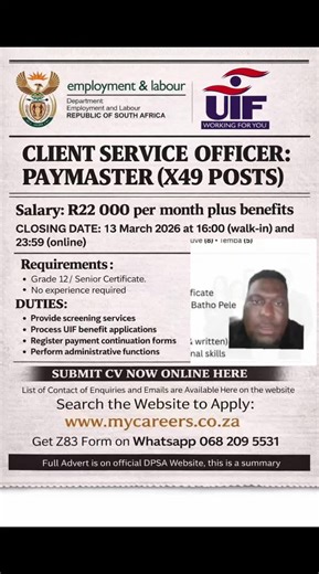 Apply for Government Jobs: DPSA Circular 7 of 2026