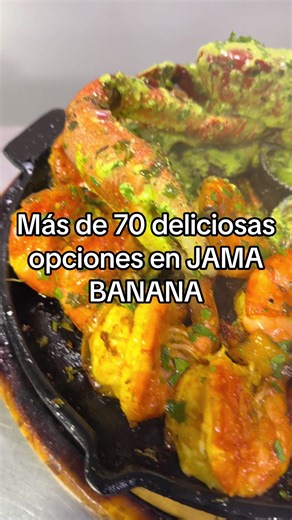 JamaBanana: Amplia carta de mar y tierra