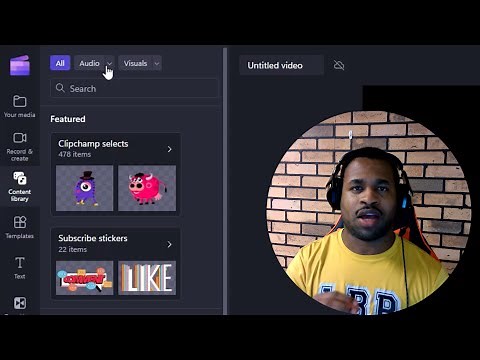 NEW Content Library On Clipchamp! TUTORIAL
