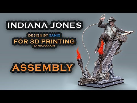Indiana Jones ( 3D Model ) - STL Files for 3D Printing