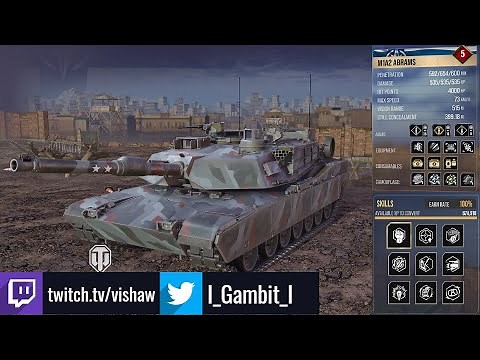 M1A2 Abrams - Top Tier Tank of Western Alliance: 17.1K Damage: WoT Console - World of Tanks Console