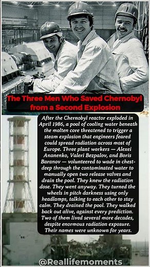 The Three Men Who Saved Chernobyl from a Second Explosion