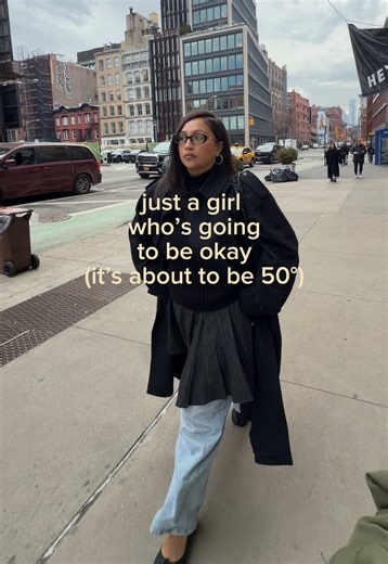 GOODBYE SNOW HELLO SUN AND BALLET FLATS 😭 #fashion #springoutfit #safetyoutfit