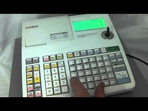 Casio SE-S300 SE-S2000 PCR-T2100 PCR-T2200 Programming Product PLU Name