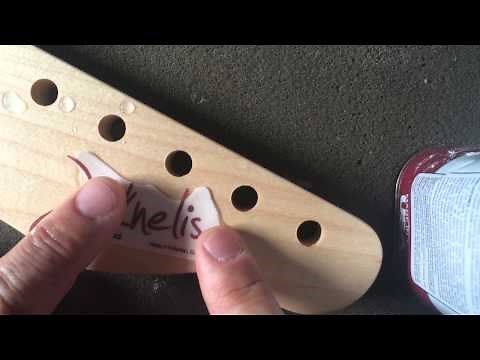 How to Add a Logo to a Guitar Headstock