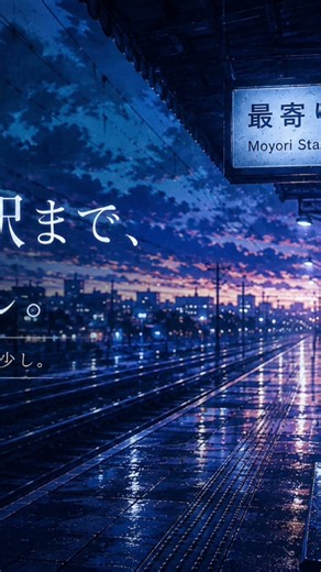 🎼 Project 30｜Day5『最寄り駅まで、あと少し。』何気ない帰り道も、いつか大切な思い出になる。あなたの青春を思い出す一曲です。🚃🌇#Project30 #オリジナル曲 #Shorts