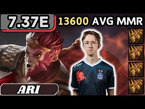 7.37e - Ari MONKEY KING Soft Support Gameplay - Dota 2 Full Match Gameplay