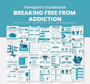 Sobriety & Addiction Recovery Mega Bundle | Substance Use, CBT Tools, Therapy Worksheets, Stages of Change, Relapse Prevention, Recovery - Etsy