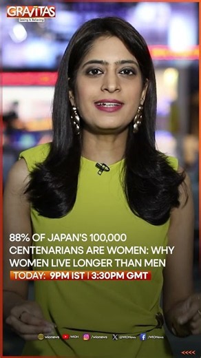 88% of Japan's 100,000 Centenarians Are Women: Why Women Live Longer Than Men | GRAVITAS