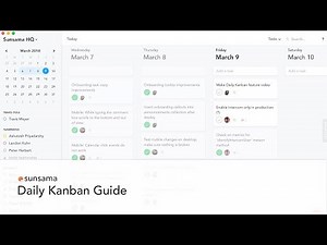 Sunsama: Daily Kanban Guide