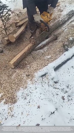 Method of stripping tree bark using a chainsaw and debarker.