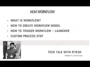 12. Adobe Experience Manager (AEM) Tutorial - Workflow - Part - 1