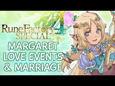 Rune Factory 4 Special - Margaret Love & Marriage Compilation