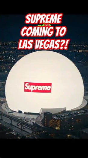 Supreme in Vegas?! #Supreme #SphereVegas #LasVegas #streetwear #vegasnews #hype #hypebeast #vegas